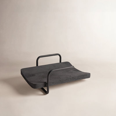 Wallis Square 4-Piece Coaster Set with Holder