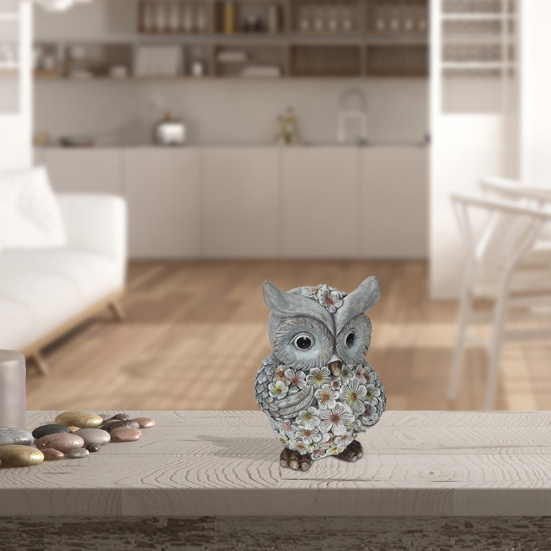 Figurine hibou d'extérieur