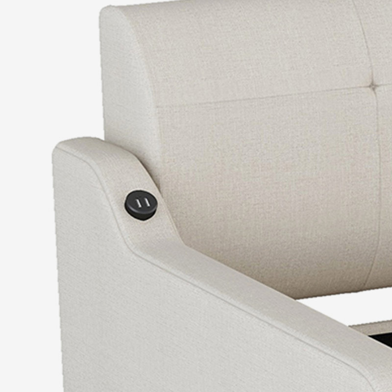 Katoria Upholstered Daybed, Beige