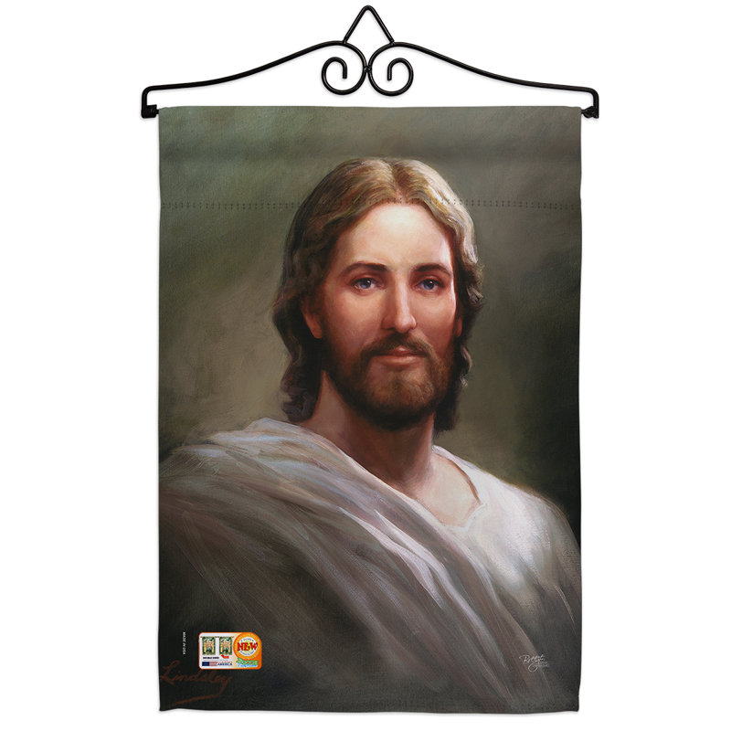 Double Sided 18.5'' H x 13'' W Polyester Christmas Flag Set