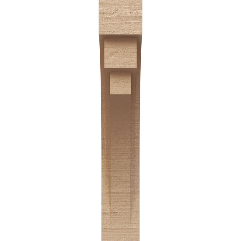 Bois de cèdre brut Rockford, corbeau apprêté Rockford, H 24 po x l 4 po x P 8 po