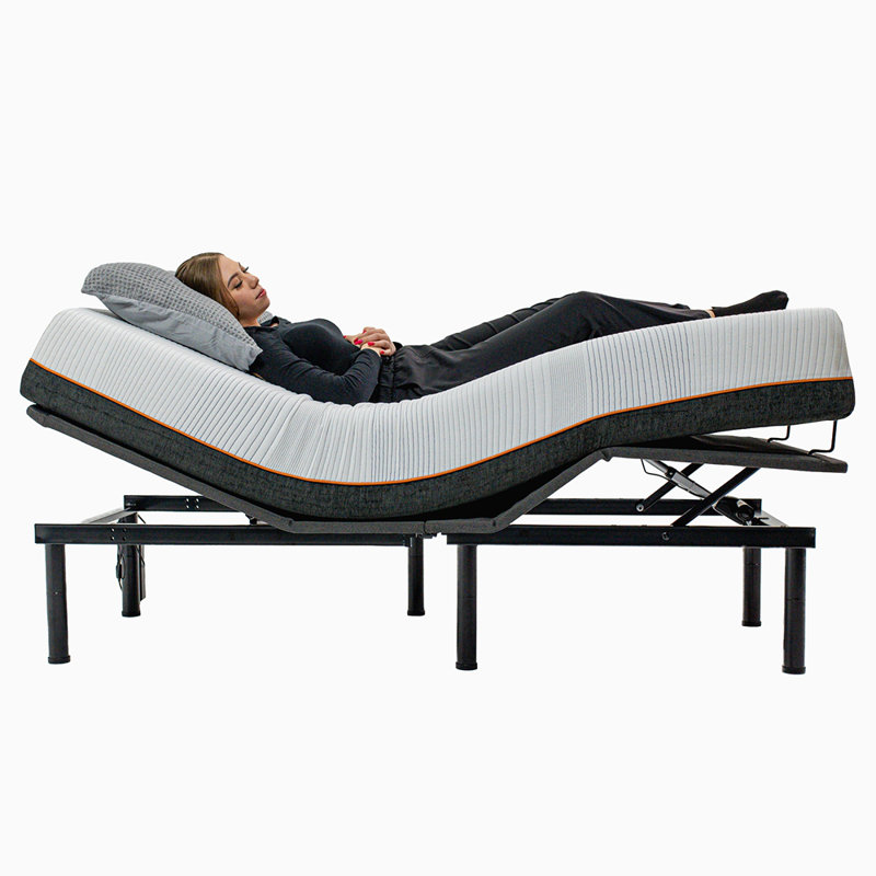 Quick Assembly Adjustable Bed Frame With Voice Activated Controls, Queen