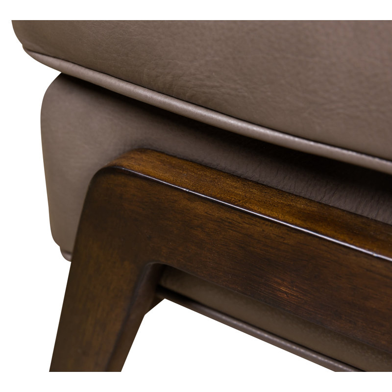 Anastasia Ottoman in Elate Lily, Winsome Fudge