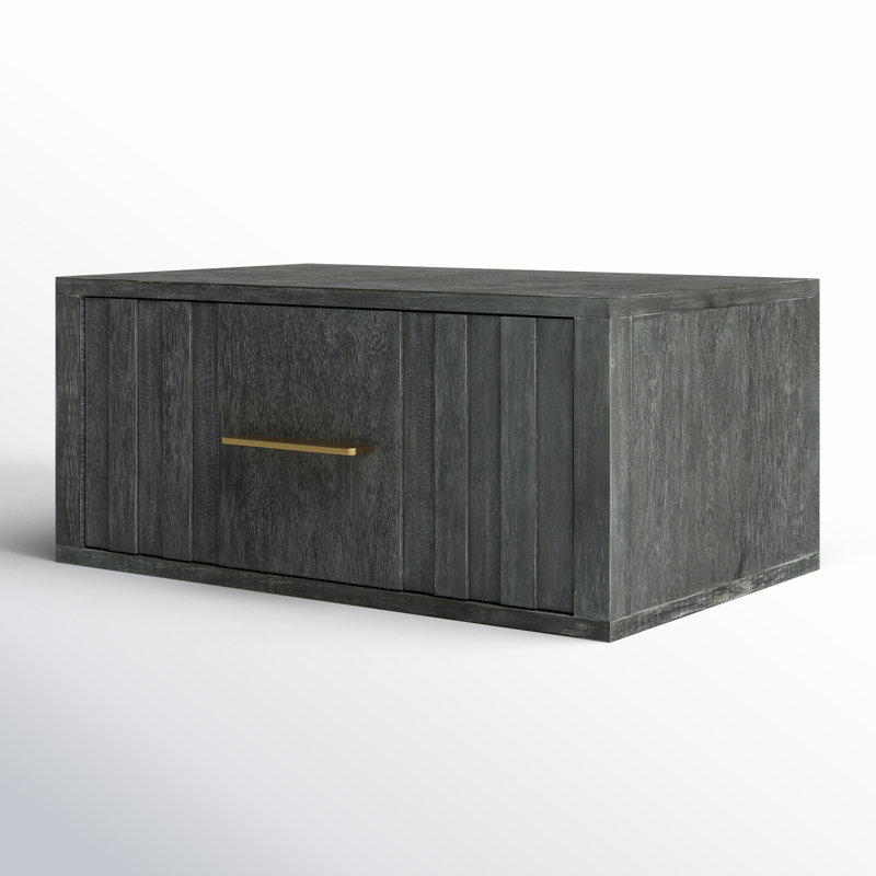 Nantucket Zumbrota Gray Wood Nightstand