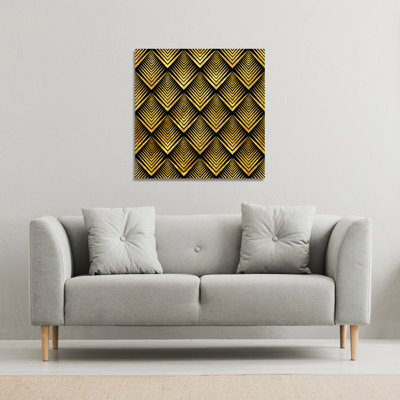 No Title by Andrew Lee - Wrapped Canvas Print