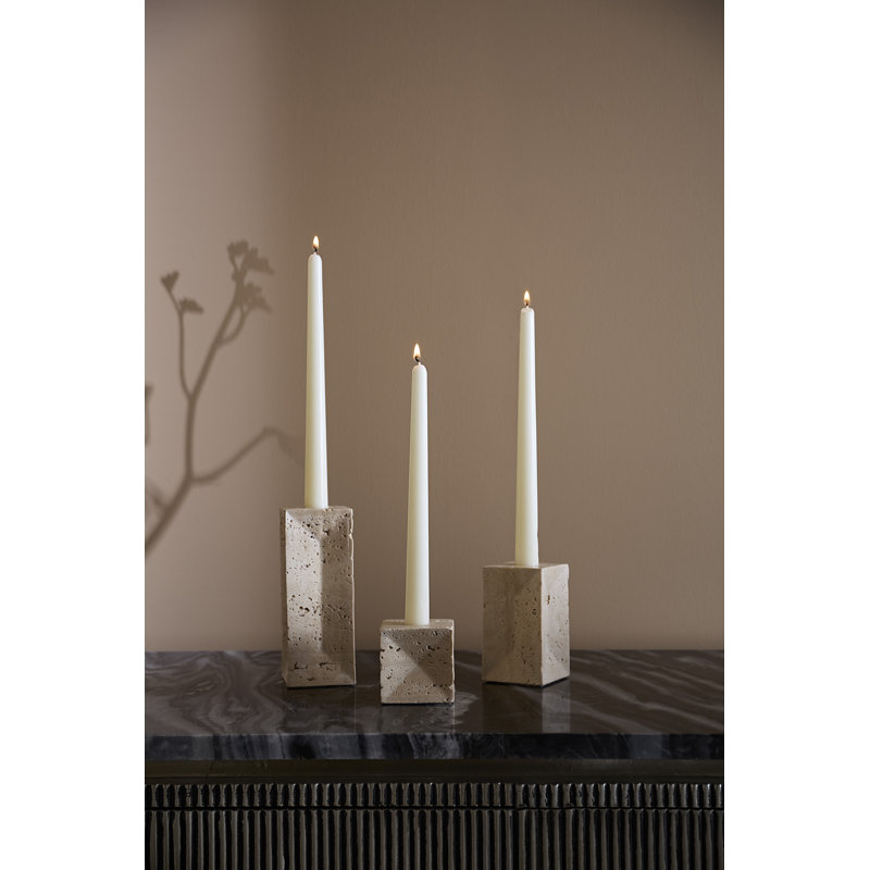 Travertino Candlestick