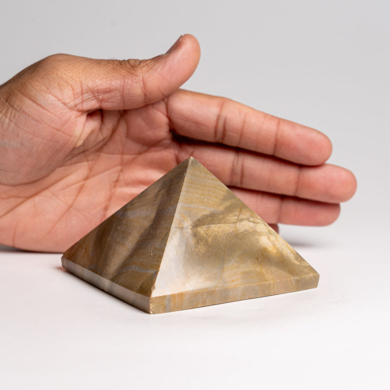 Polished Polychrome Pyramid From Madagascar (1 Lbs)
