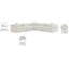 Canapé modulaire réversible de 108 po de largeur-458583133