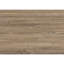 Table basse rectangulaire en stratifié taupe, L 40 po, avec pieds en métal noir, surface de vie contemporaine L 40 po, structure des pieds, aspect moderne