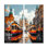 «City Vienna Train Popart I», ensemble d'art mural traditionnel multicolore de 2
