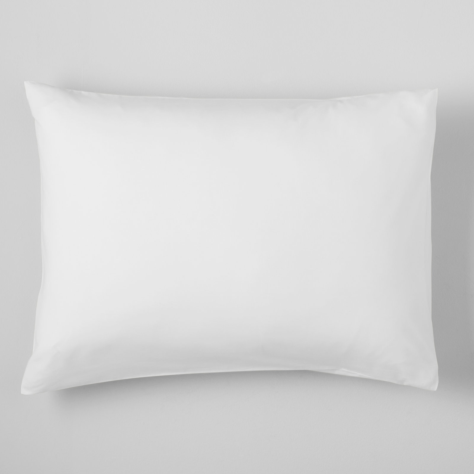 Coyer Classic Cotton Percale Duvet Cover Set, Twin / Twin XL Duvet Cover + 1 Pillow Shams, White