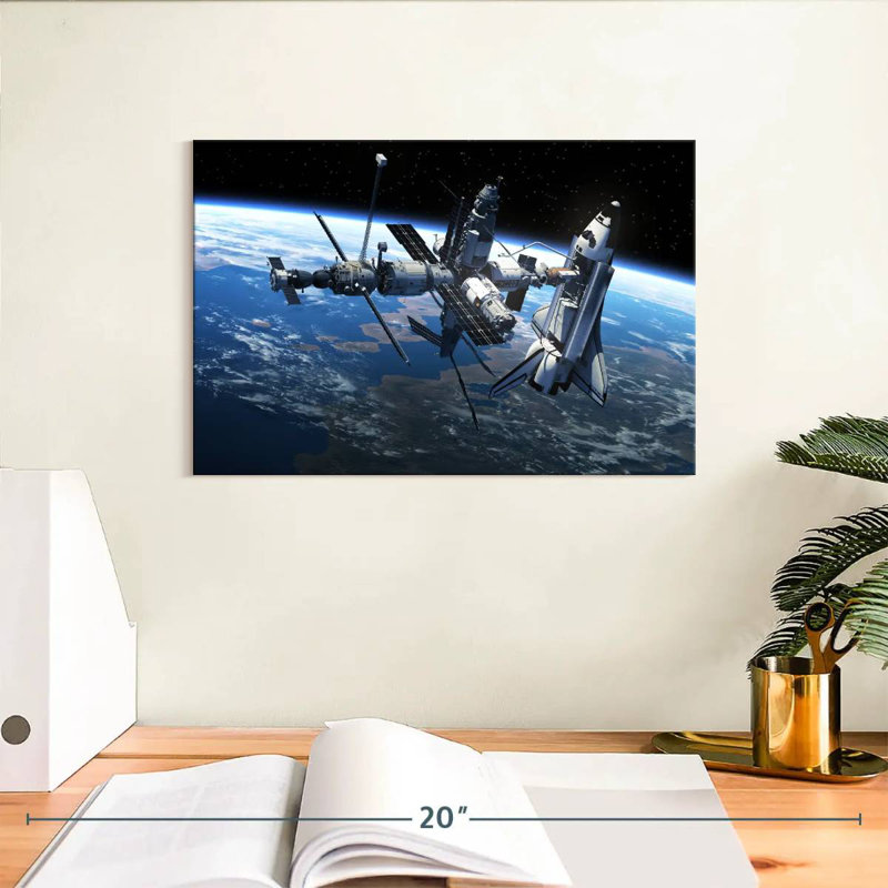 Oberle Space Station, 8" H x 12" W
