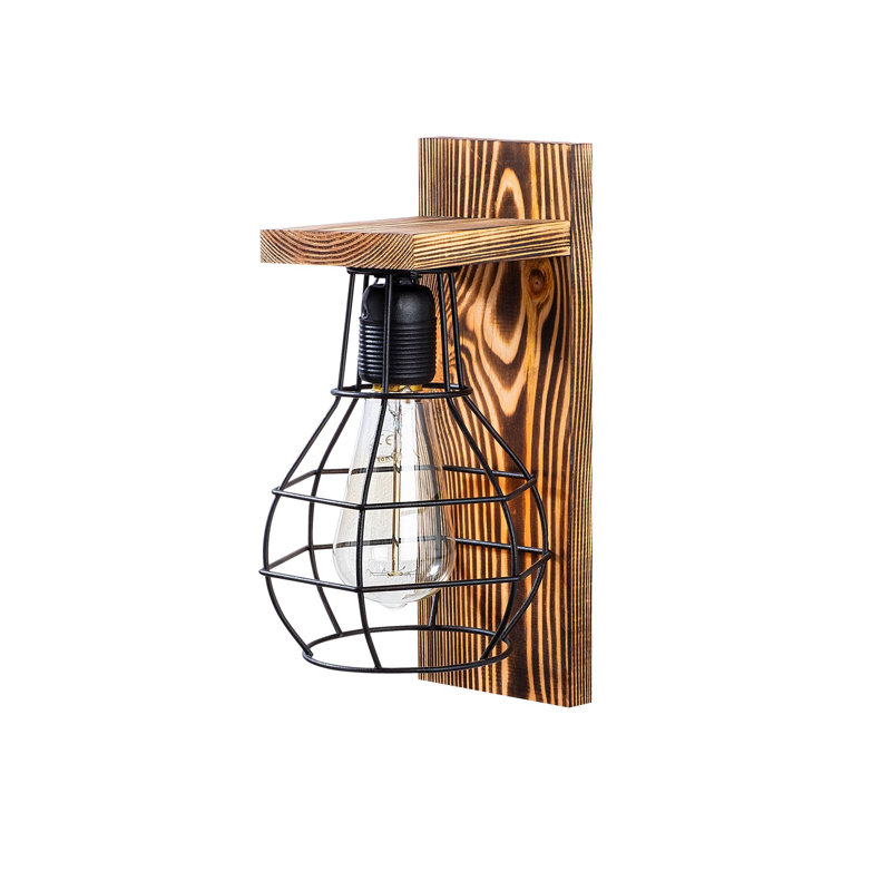 Citrana Wood Armed Sconce
