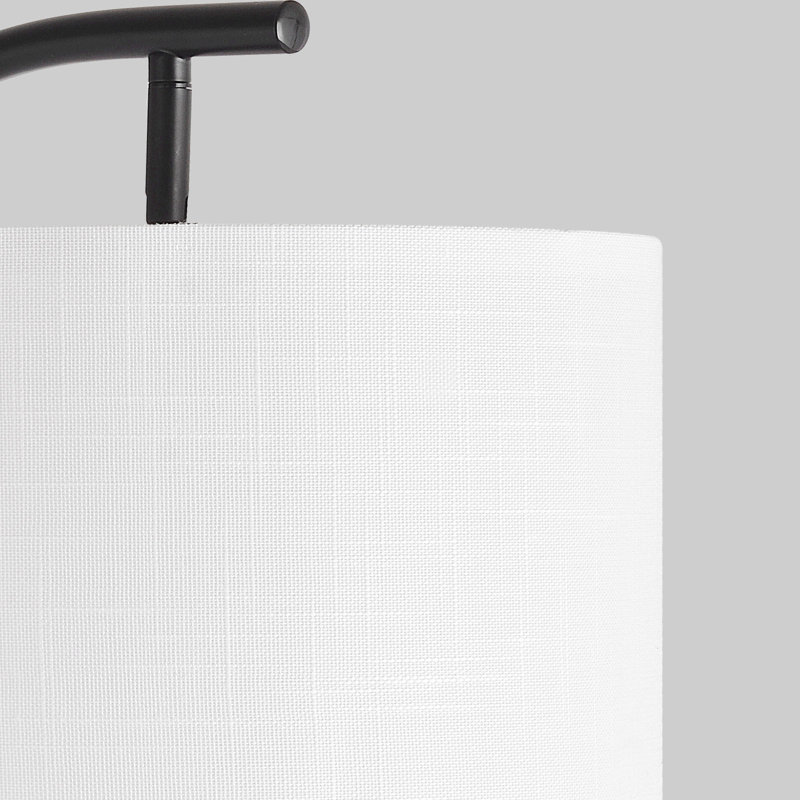 Serda 62" Task/Reading Floor Lamp, Dimmable Brightness & Colour (Remote Control + LED Bulb Included)