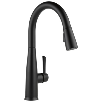 Essa VoiceIQ Touchless Kitchen Faucet with Pull Down Sprayer, Smart Faucet, Alexa and Google Assistant Voice Activated, Kitchen Sink Faucet, Matte Black