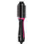 Séchoir à cheveux avec brosse à air chaud à double tension et baril ovale 2,56 po