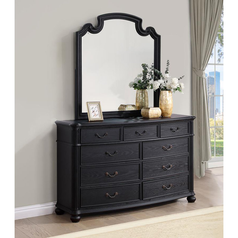 Commode 9 tiroirs avec miroir Stanfill