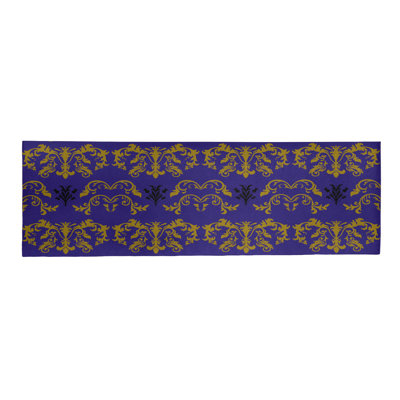 Tapis de couloir mauve