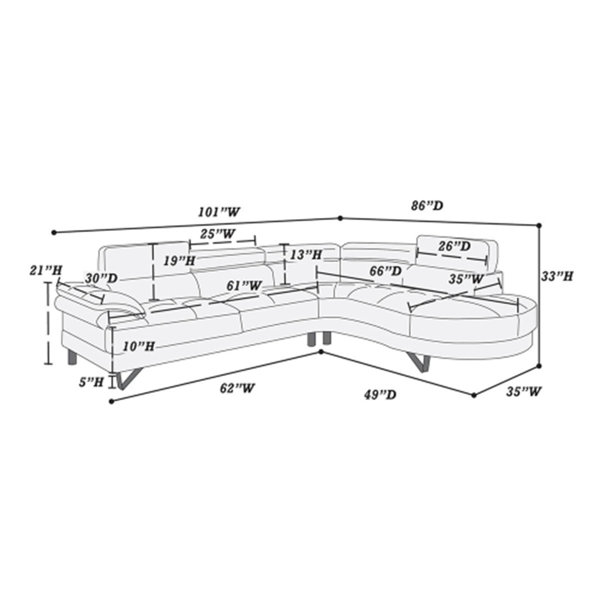 Dimensions du produit