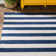 Striped Cotton Flatweave Area Rug