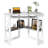 Lambrecht Corner Desk With Outlets & USB Ports, Triangle Computer Desk With Charging Station, Storage Shelf, Space Saving Writing Desk For Small Space-921511288