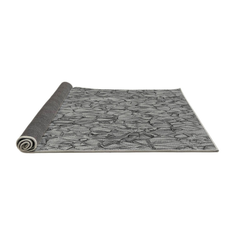 Tapis zone grise à motifs, Rectangle 8 pi x 12 pi