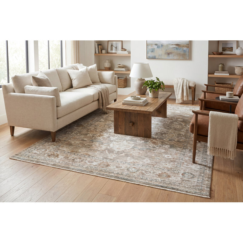 FLARE 14740-891 BEIGE/GREY/IVORY, Rectangle 7'10" x 10'