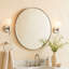  Miroir mural rond en métal noir mat 36 po Korra-1482976302-1482976298