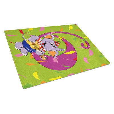 Tempered Glass Happy 6th Birthday Age 6 Cutting Board