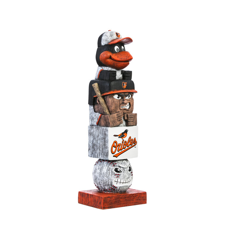 Statue de jardin MLB, Orioles de Baltimore, H 16 po x l 5,5 po x P 4 po