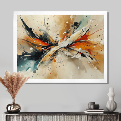 «Emotion Pulse Of Autumn Colors II - Abstract Realism», art mural