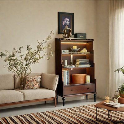 Bibliothèque luxueuse de style français