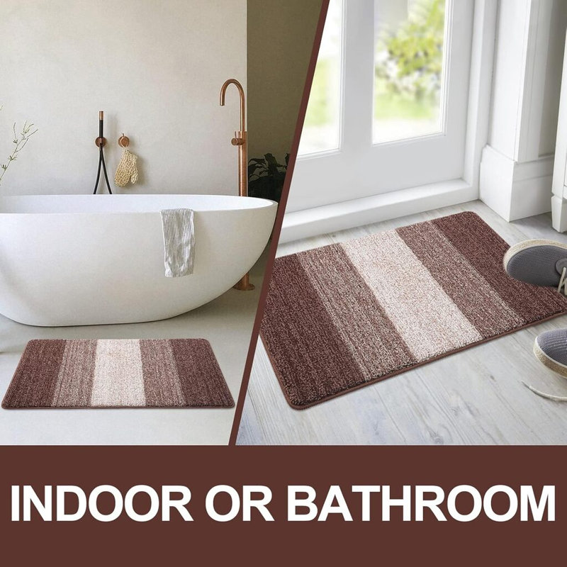 Door Mats Indoor, Machine Washable Soft Doormats, Dirt Trapper Super Absorbent Entrance Rug