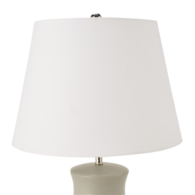 Kloman Ceramic Table Lamp, Gray