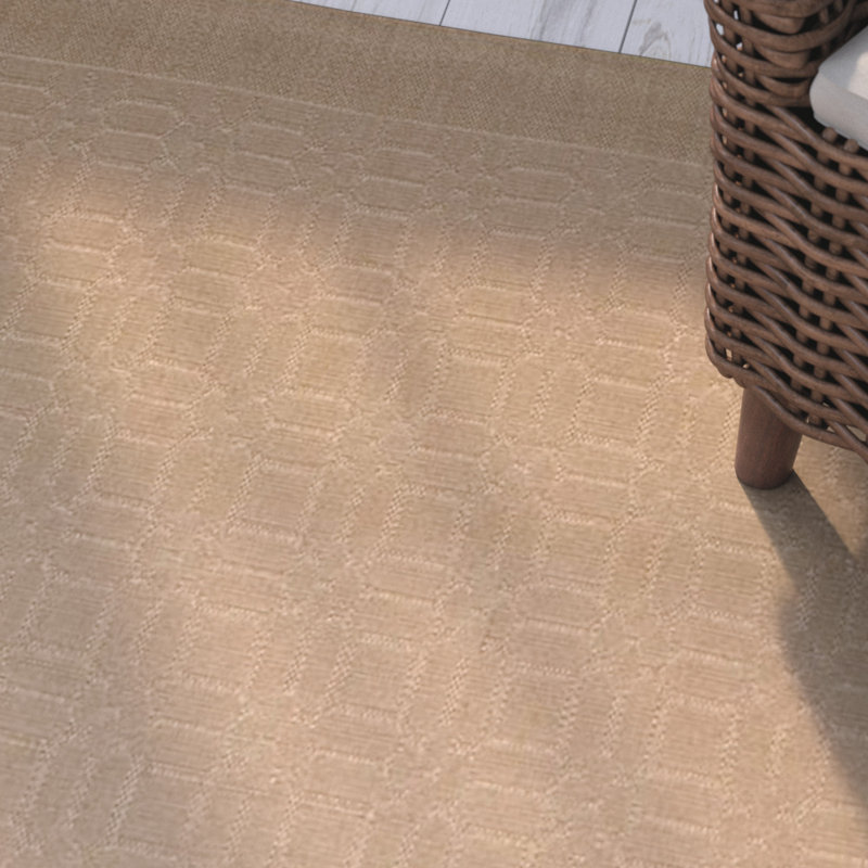 Tapis brun en jute / sisal Andressa, Rectangle 2 pi x 3 pi