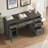 Hailiey 2 Pieces Computer Desk Office Set,Writng Desk & 6 Drawer Dresser-543317480