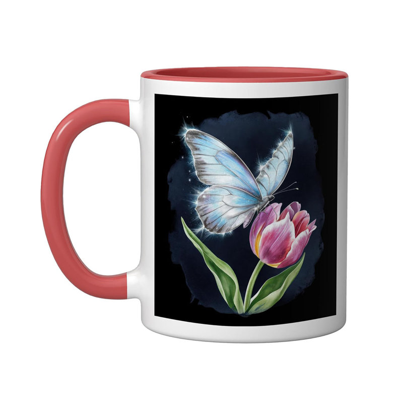 Ceramic Coffee Mug, Red