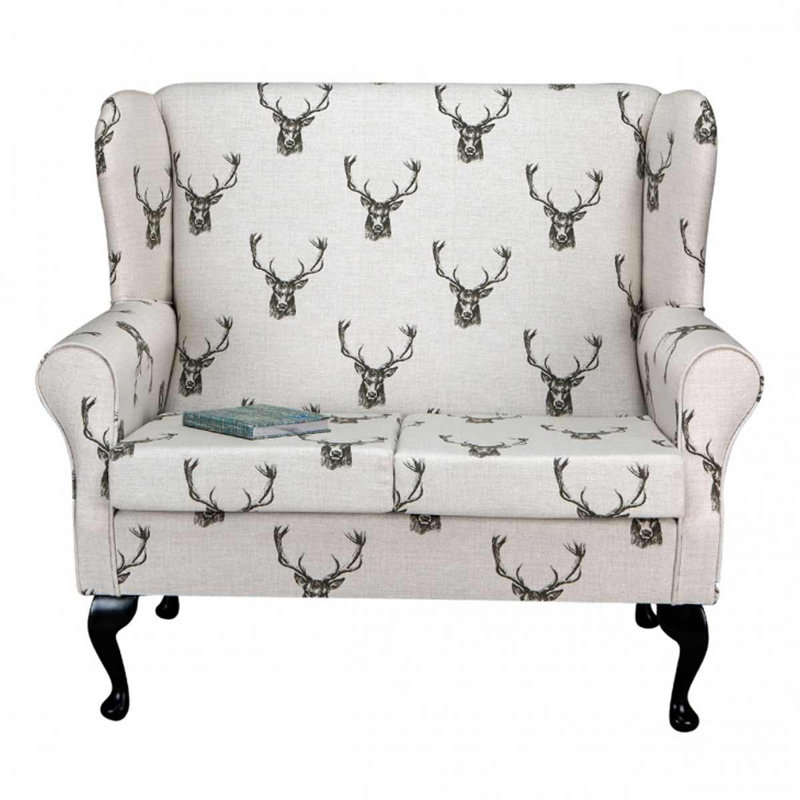 120Cm Round Arm Loveseat