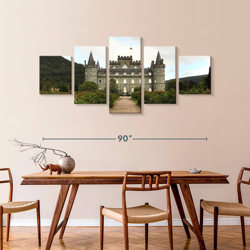 Scottish Inveraray Castle, 42" H x 92" W