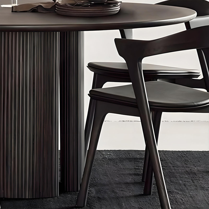Nouvelle table à manger en bois massif chinois, H 29,52 po x L 47,24 po x l 47,24 po