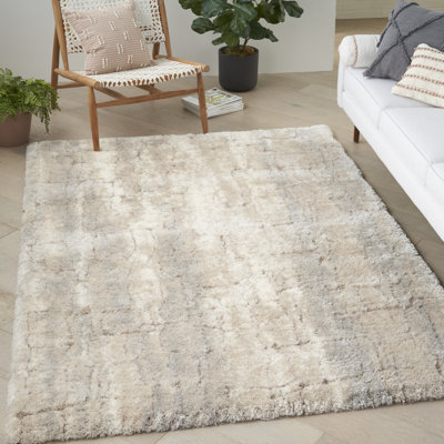 Tapis moderne ivoire