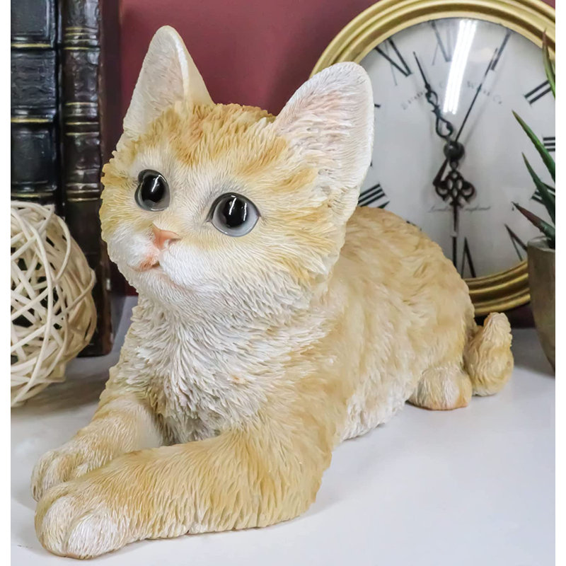 Figurine de chat Xawery, Orange