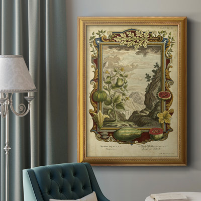 Genèse de fruits II, toile encadrée de qualité supérieure - prête à être accrochée