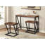 Tabouret d'appoint en métal Lysander