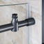 Porte de douche demi-cadre l 58,5 "- 60" x H 62 "