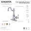 Robinet de salle de bain à poignée simple 1 trou Kingston-11272117-11173413