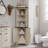 Snake River 68”H Freestanding Corner Bathroom Cabinet, Adjustable Shelves, 1 Storage Cabinet-1629412425