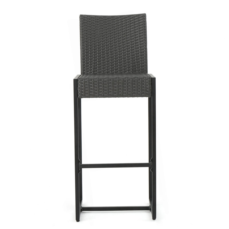 Patio Barstool, Gray