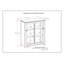 Armoire de rangement Cosmopolitan SOLID 36W avec portes coulissantes en verre