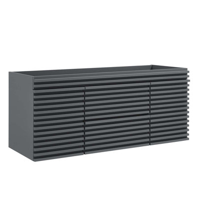 Base de meuble-lavabo mural simple 48 po Render